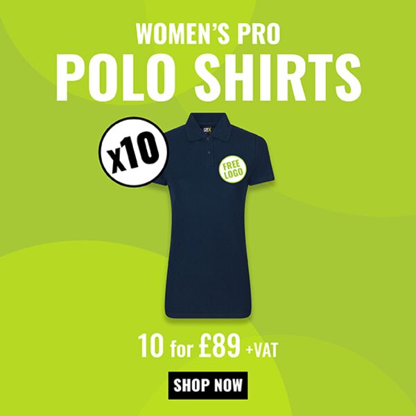 OFFER Women's Pro Polo Shirt x10 Thumbnail